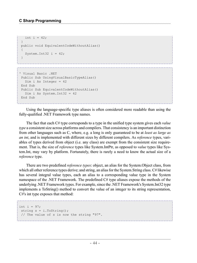 C sharp programming | PDF