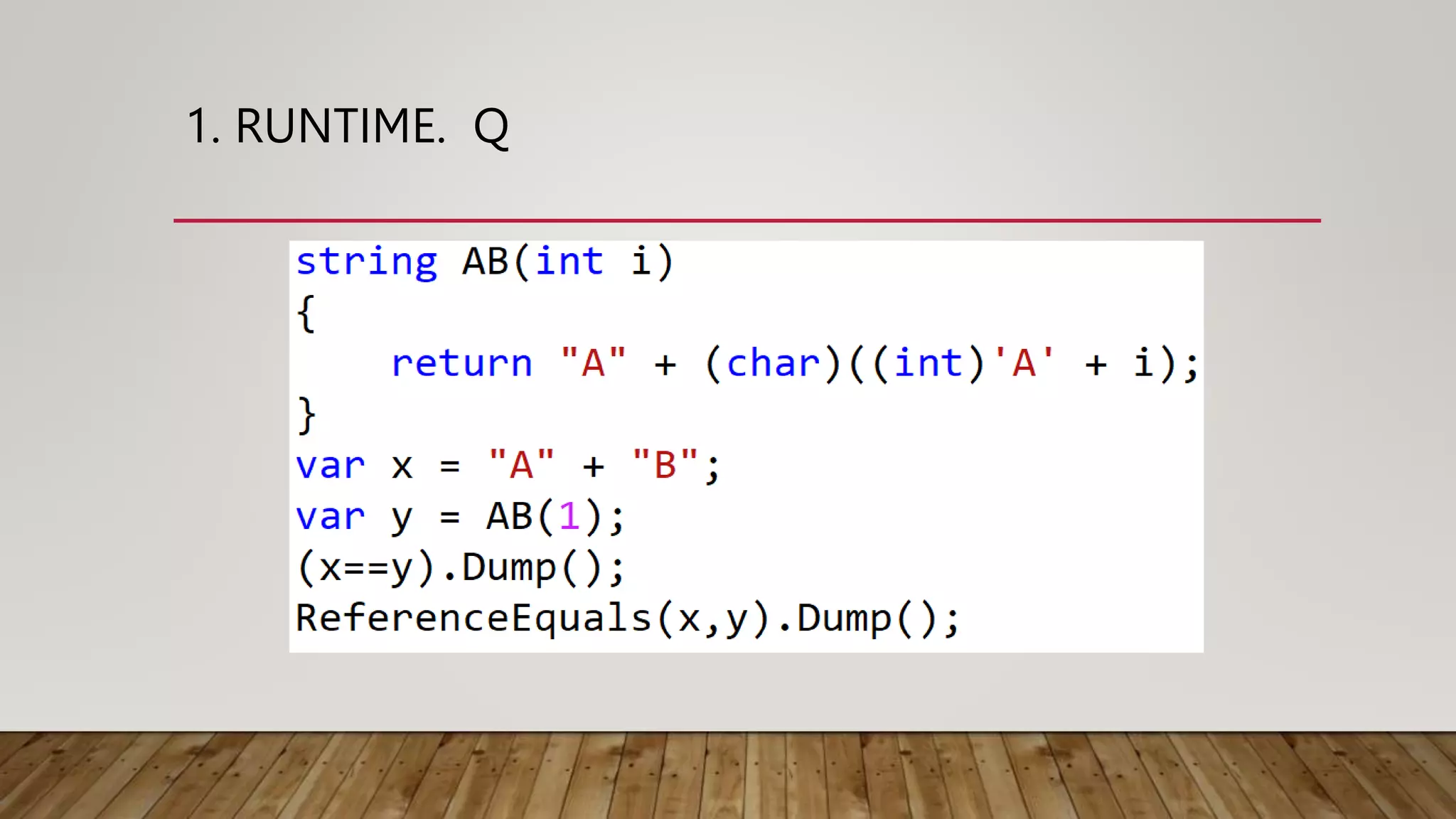 C sharp string pptx