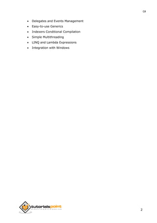 Csharp tutorial | PDF