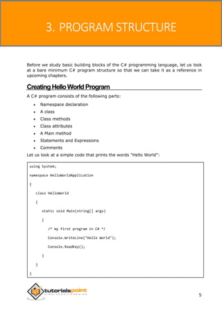 Csharp tutorial2 | PDF