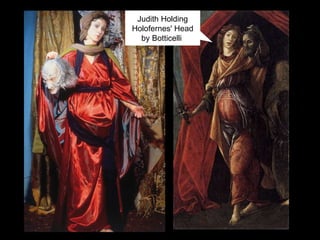 Judith Holding Holofernes' Head by Botticelli  