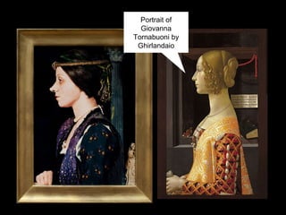 Portrait of Giovanna Tornabuoni by Ghirlandaio 