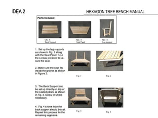 IDEA 2 HEXAGON TREE BENCH MANUAL
 