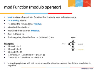 Div And Mod Computer Science CSI-ZG-513 | PDF