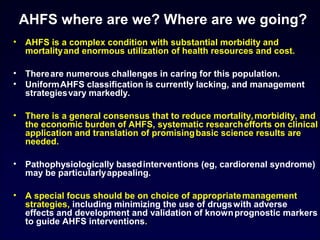 Ahfs Classification Code Acute Decompensated Heart Failure : What is New ? | PPT