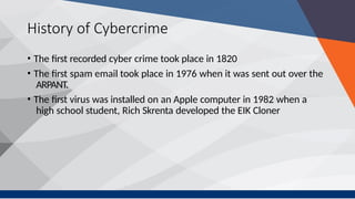 Introduction to computer forensic in IT World | PPTX