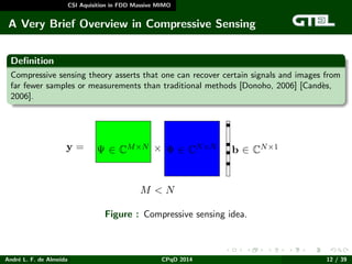 CSI Acquisition for FDD-based Massive MIMO Systems | PDF
