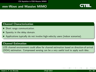 CSI Acquisition for FDD-based Massive MIMO Systems | PDF