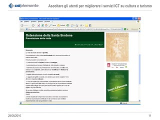 Il ruolo del CSI Piemonte in Piemonte 