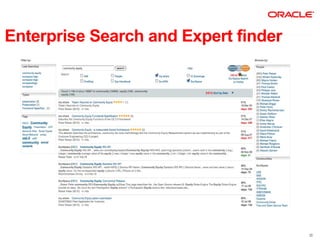 Enterprise Search and Expert finder




                                      33
 