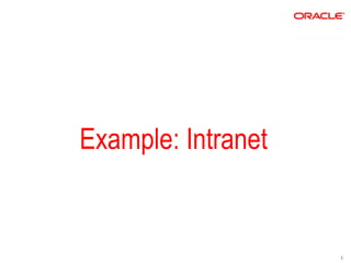 Example: Intranet


                    5
 