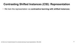 CSI: Novelty Detection via Contrastive Learning on Distributionally Shifted Instances (NeurIPS 2020)