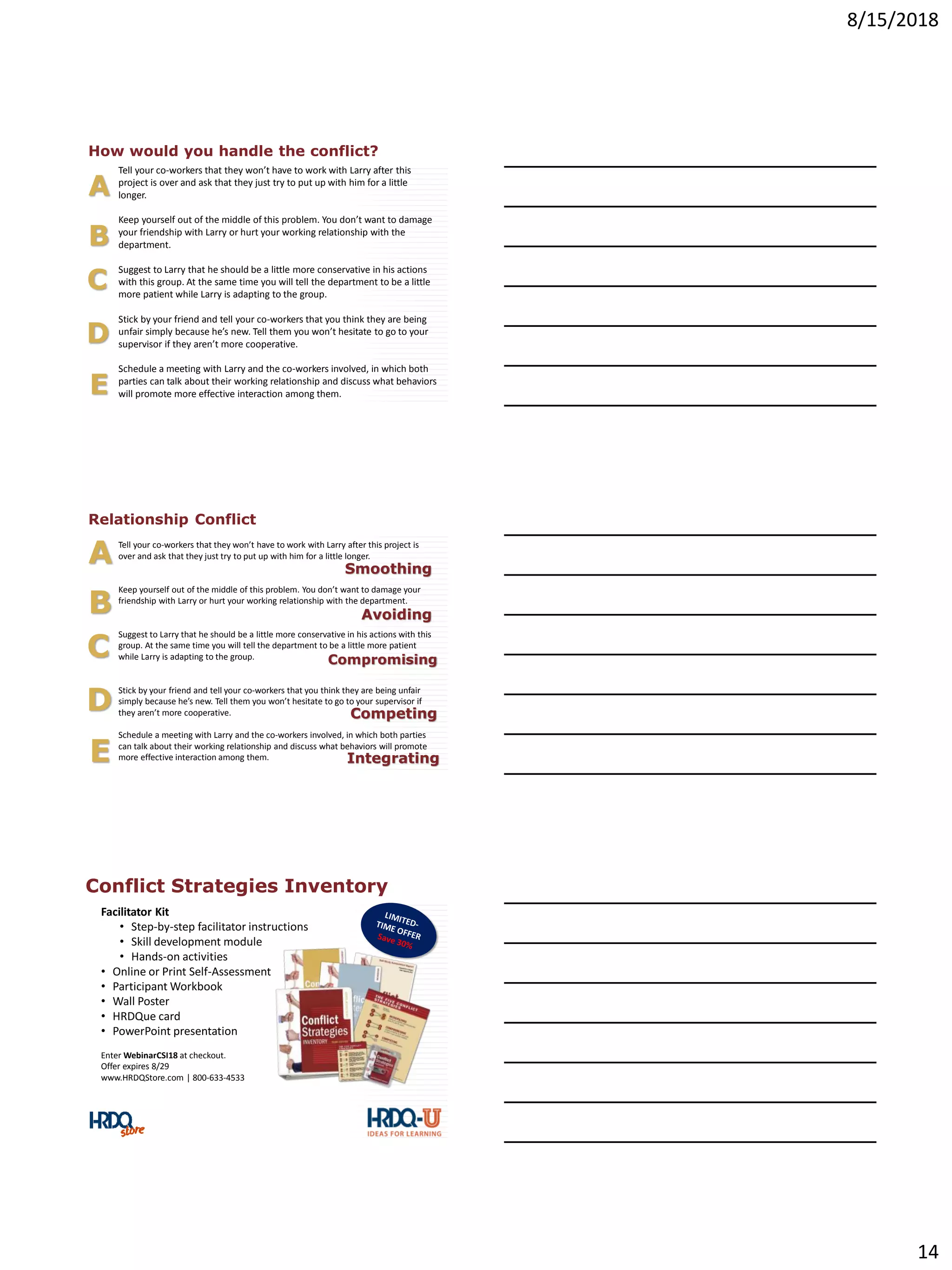 Managing Conflict at Work: Effective Strategies for Successful ...