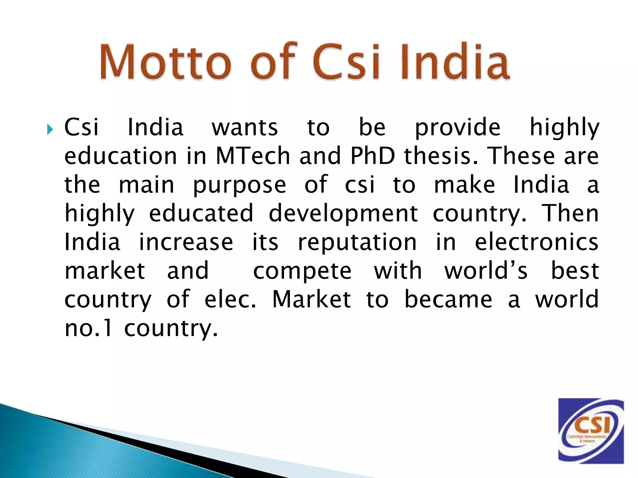 csiindia-ppt