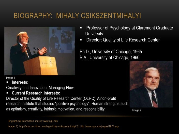 Mihaly Csikszentmihalyi