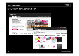 Die Zukunft der Agenturarbeit?




9                                © 2011 IBM Corporation
 