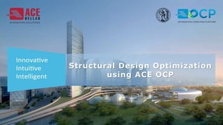 Structural Design Optimization
using ACE OCP
 