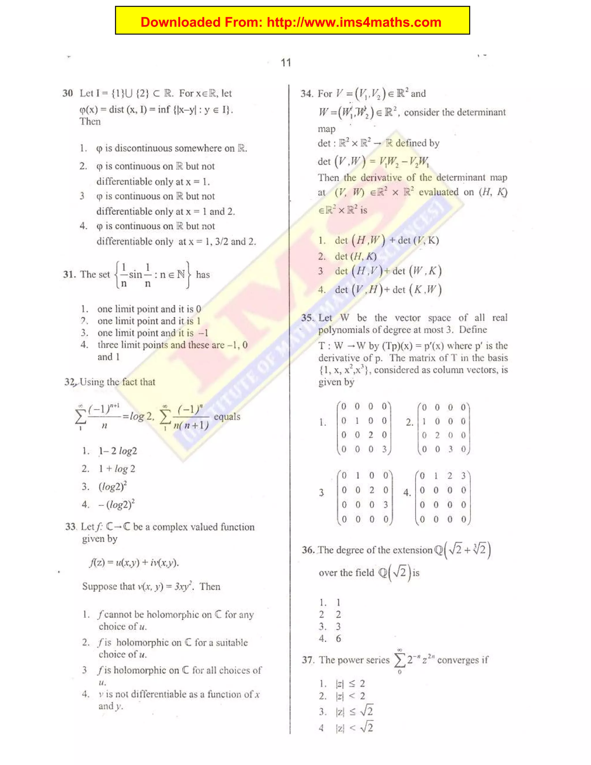 Downloaded From: http://www.ims4maths.com