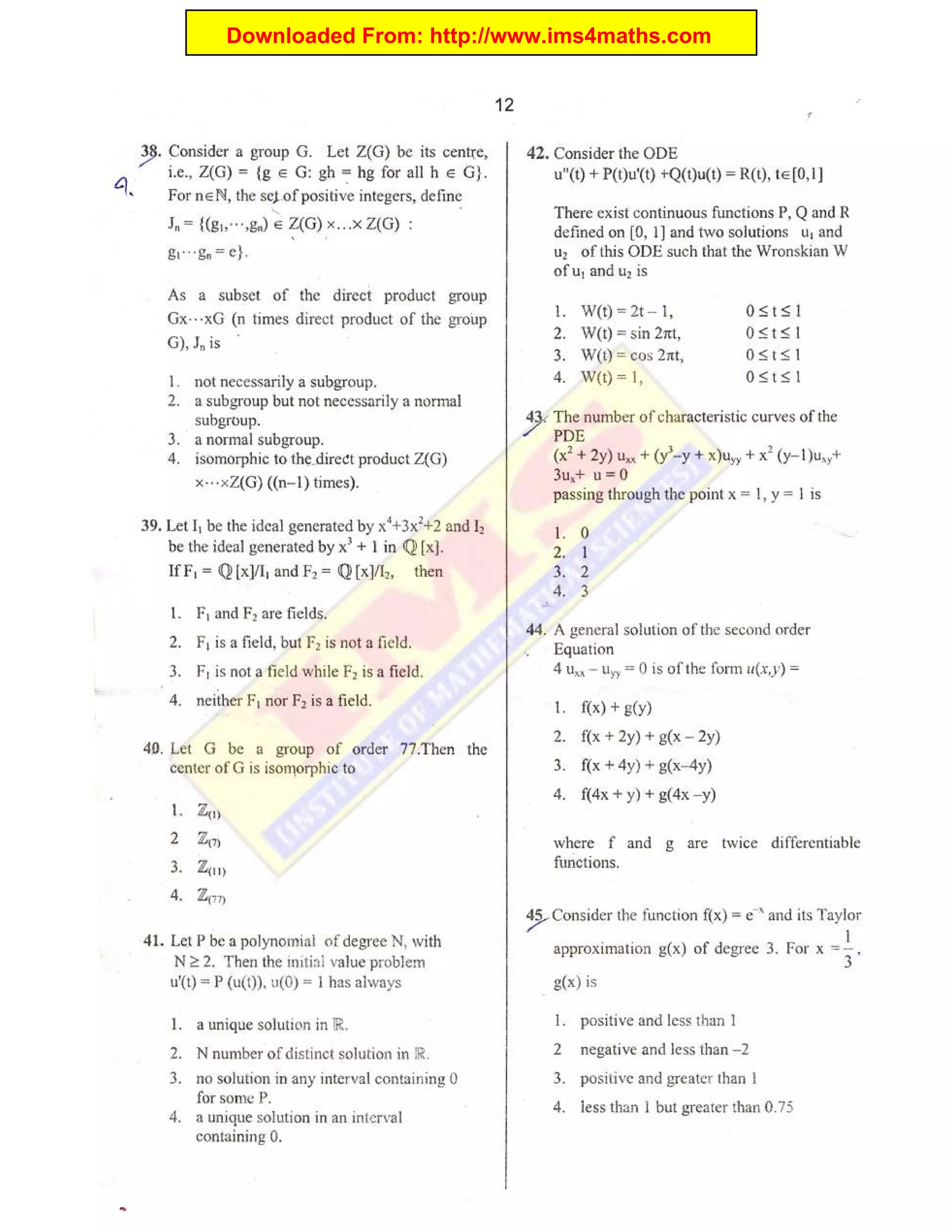 Downloaded From: http://www.ims4maths.com