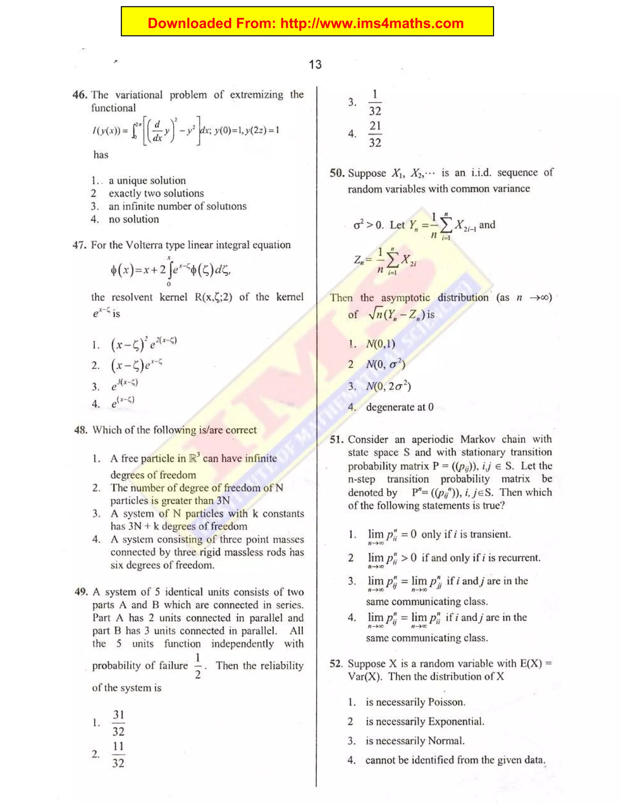 Downloaded From: http://www.ims4maths.com