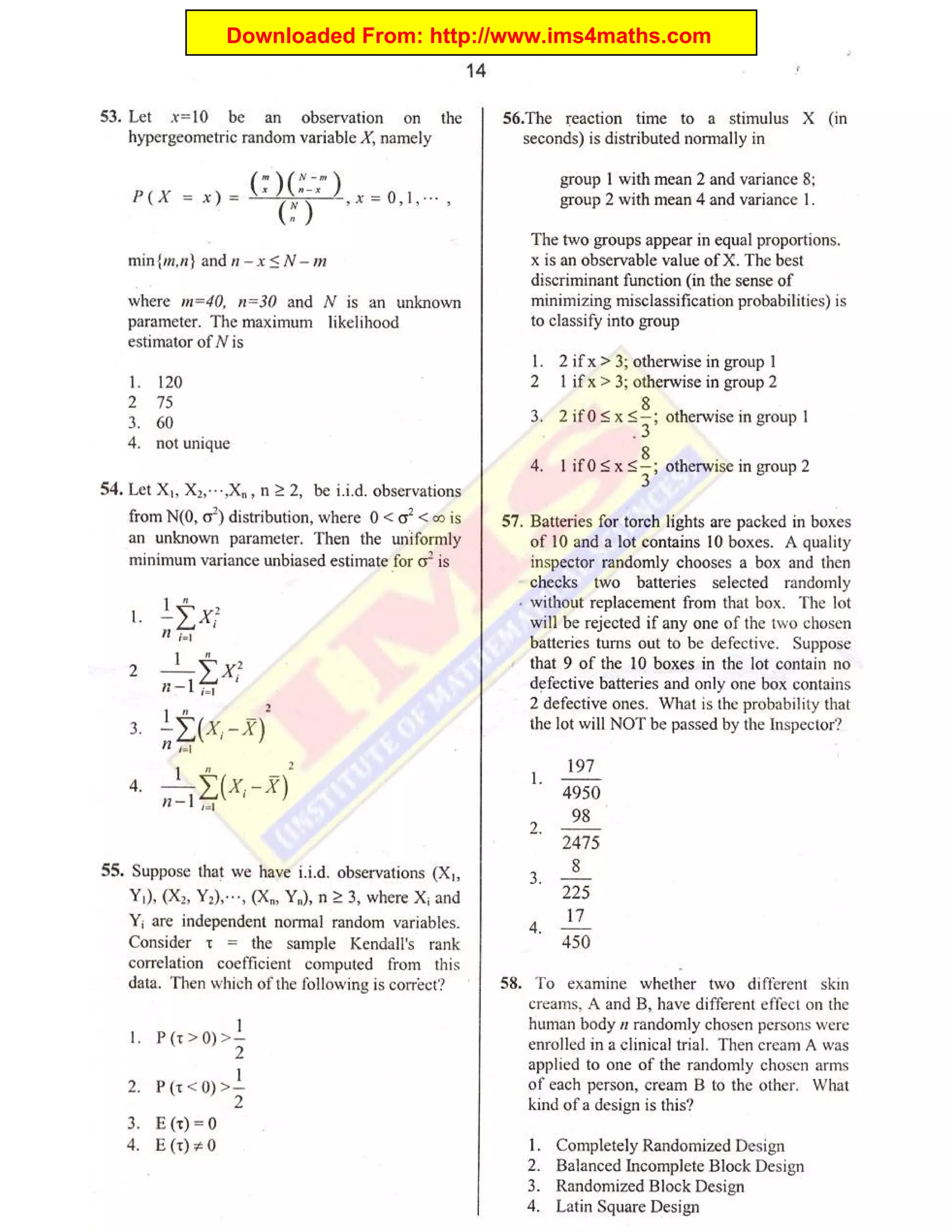 Downloaded From: http://www.ims4maths.com