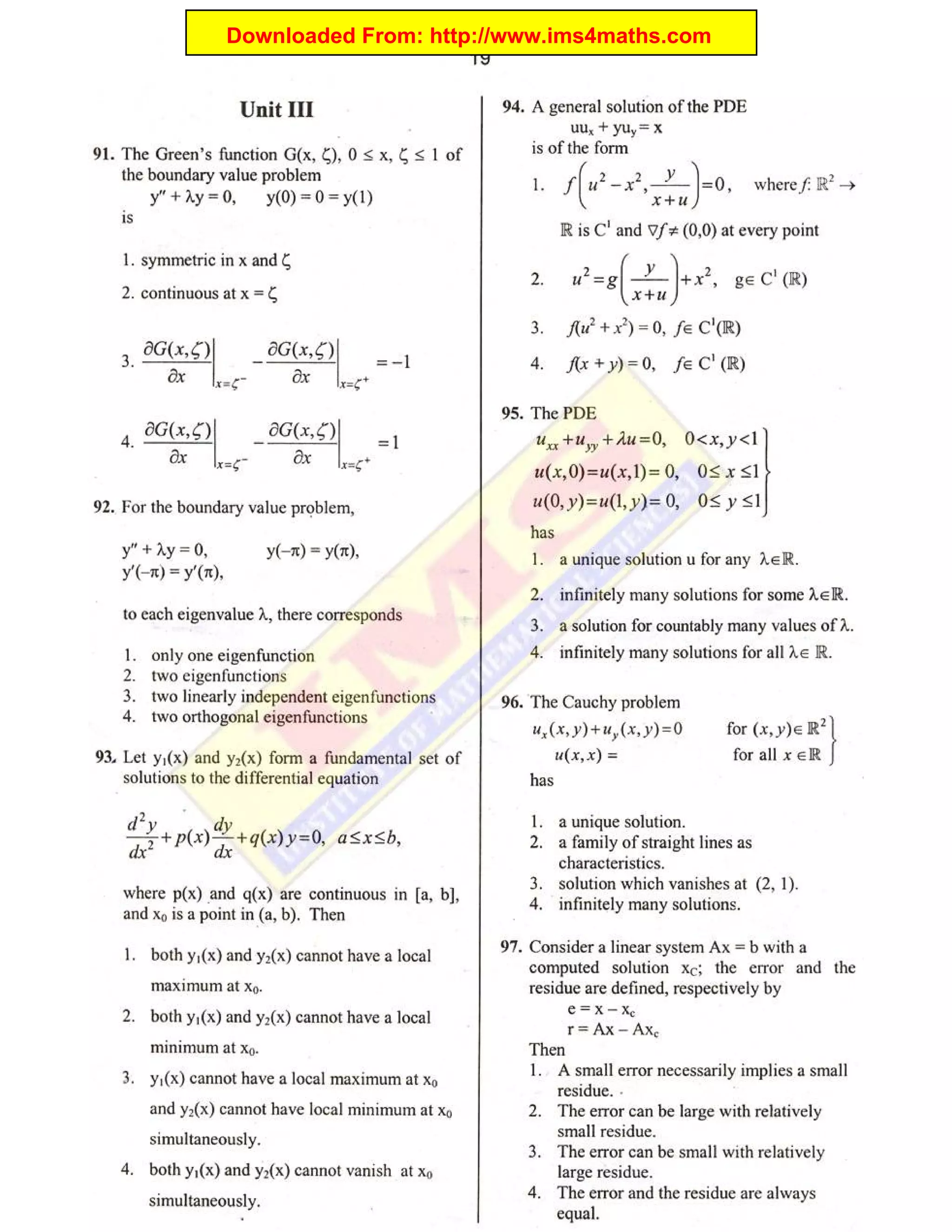 Downloaded From: http://www.ims4maths.com