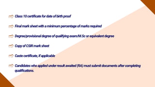 CSIR NET 2022 Result - Know the Important Details Here | PPTX