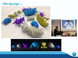 Sciaky DM Process and CSIRO Modeling and Simulation 
 Electron Beam Freeform Fabrication (EBFFF) is an additive 
manufacturing (AM) process that works efficiently with a variety 
of weldable alloys. 
 Residual stress and shape distortion are inherent features of AM, 
particularly at high deposition rates, as a result of the large 
thermal gradients. 
 Fabricated parts are stress-relief heat treated both during and 
after deposition to help relieve stresses, which adds to cycle time 
and the overall cost. 
 CSIRO has established and implemented modelling techniques 
to predict distortion and stresses during and after deposition by 
EBFFF as a first step towards developing an active distortion 
management system. 
 The model can be employed in a predictive mode to investigate 
the effects of various tool paths and process parameters on the 
(post-manufacturing) part distortion and residual stress. 
13-00975-EOT 
 