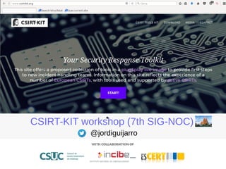 CSIRT-Kit: Your Security Response toolkit | PDF