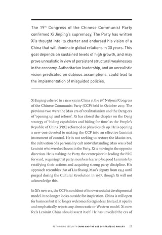 China & the age of strategic rivalry | PDF