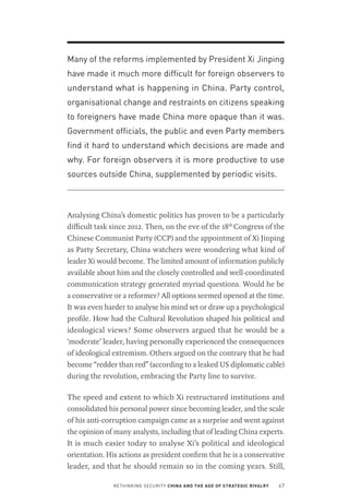 China & the age of strategic rivalry | PDF