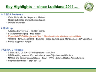 Csisa M S Rao | PPT