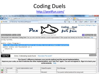 Csise15 codehunt | PPTX