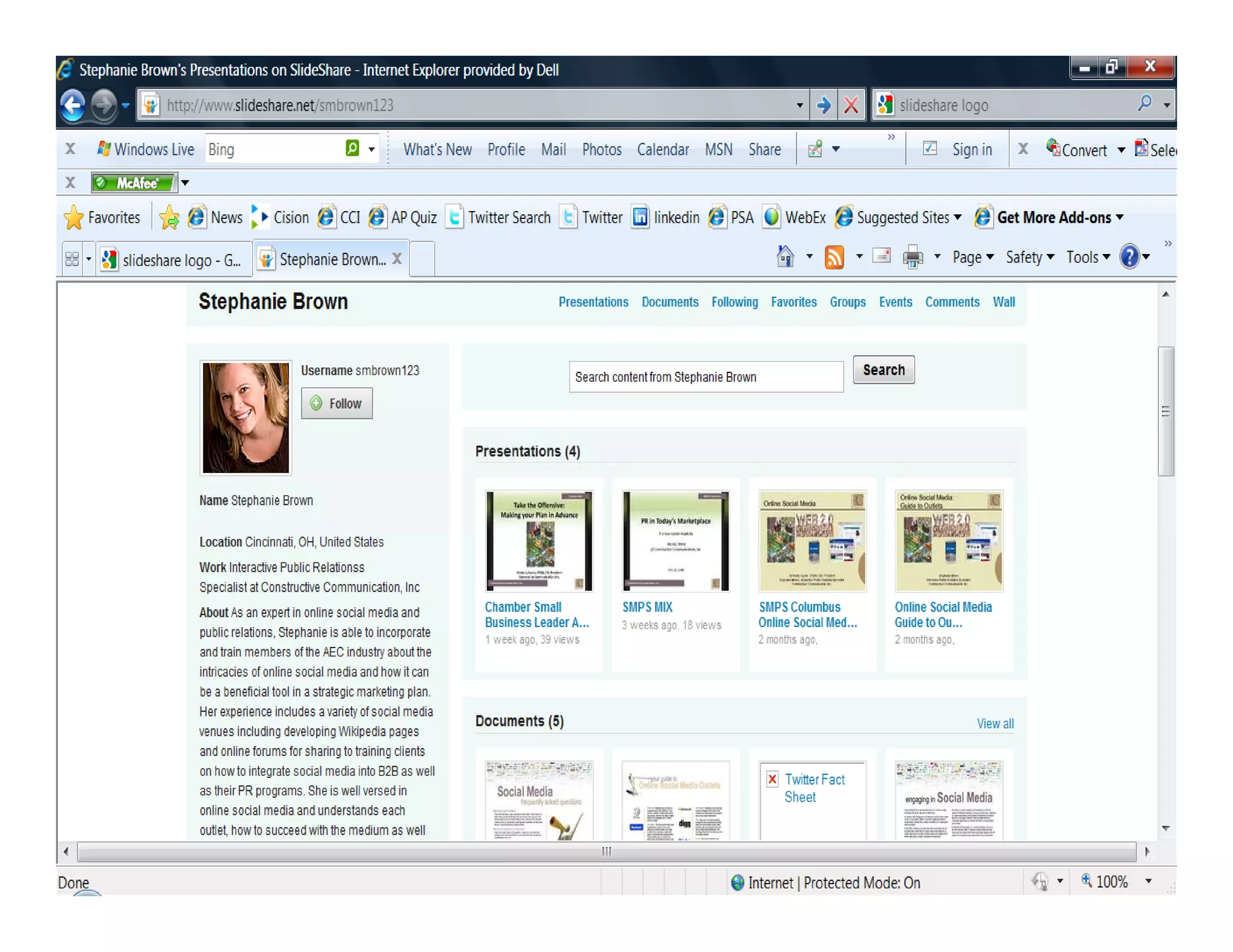 Online Social Media




CSI – Columbus Chapter
 