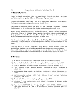IMPLEMENTATION OF USER INTERFACE FOR MICROPROCESSOR TRAINER | PDF