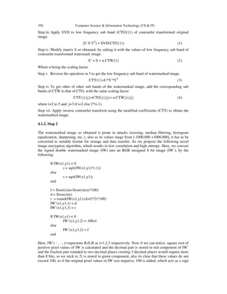 A Novel Algorithm for Watermarking and Image Encryption | PDF