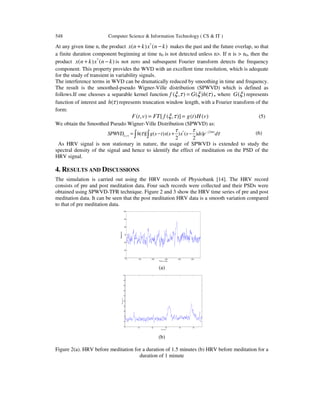MEDITATION: ITS TREMENDOUS IMPACT ON HEART RATE VARIABILITY | PDF