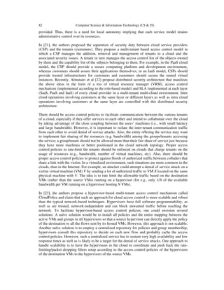 REVIEW OF ACCESS CONTROL MODELS FOR CLOUD COMPUTING | PDF