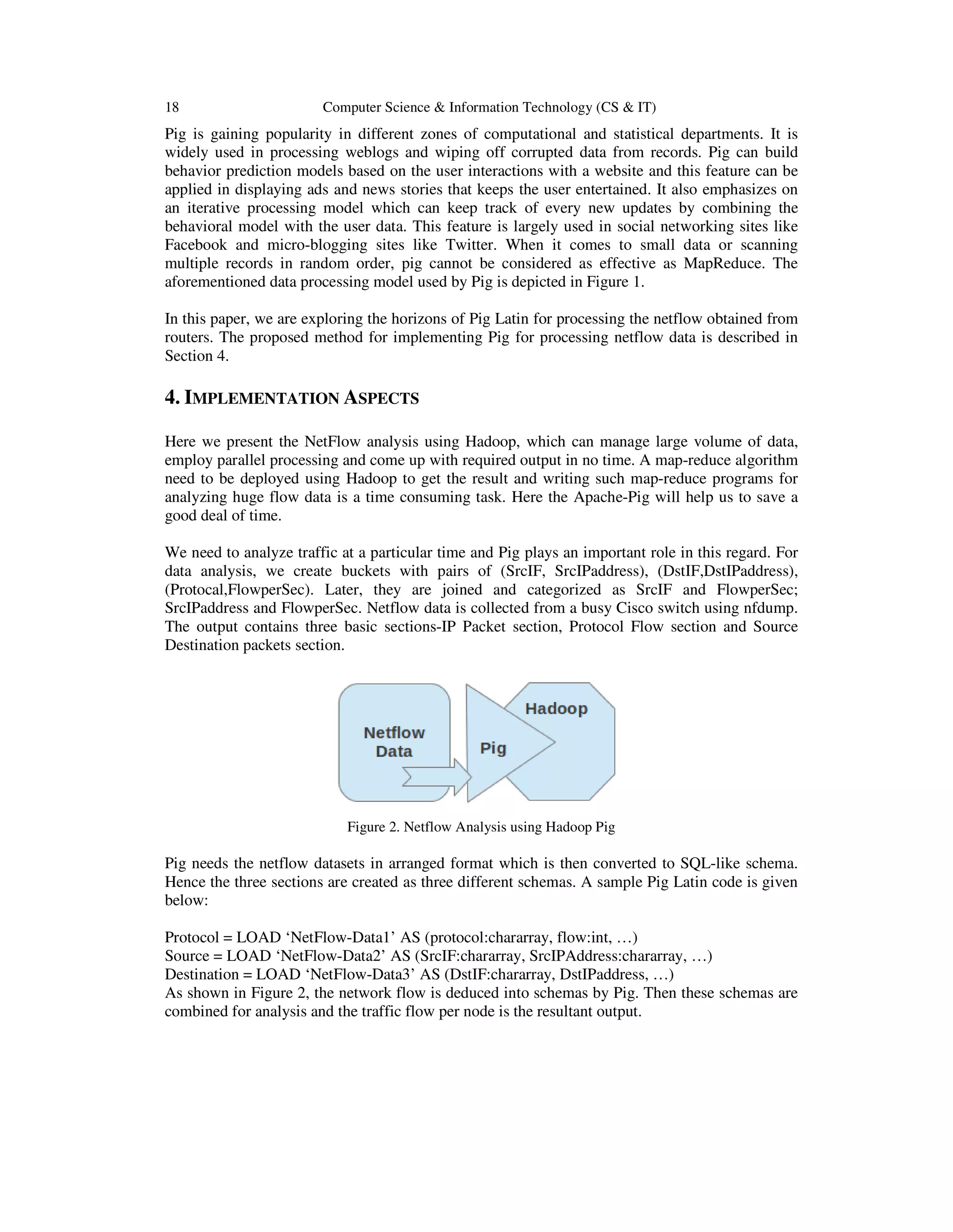 NETWORK TRAFFIC ANALYSIS: HADOOP PIG VS TYPICAL MAPREDUCE | PDF