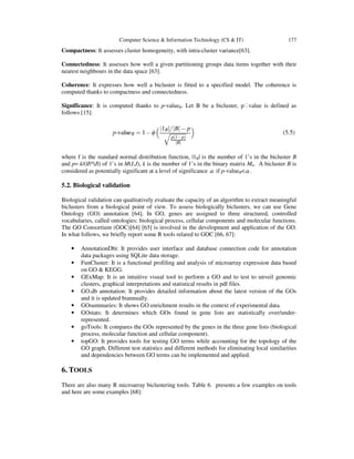 A NEW SURVEY ON BICLUSTERING OF MICROARRAY DATA | PDF