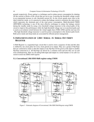 ANALYSIS OF CMOS AND MTCMOS CIRCUITS USING 250 NANO METER TECHNOLOGY | PDF