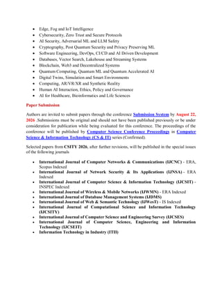 12th International Conference on Computer Science, Engineering and ...