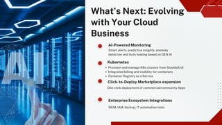 Empowering Cloud Providers with Apache CloudStack and Stackbill | PDF