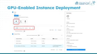 India User Group
MEETUP
GPU-Enabled Instance Deployment
 