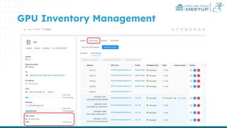 India User Group
MEETUP
GPU Inventory Management
 