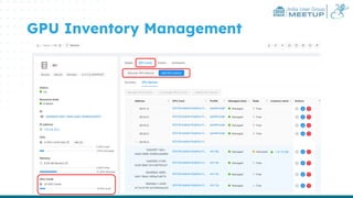 India User Group
MEETUP
GPU Inventory Management
 