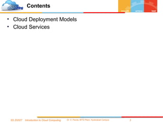 Comprehensive Introduction to Cloud Computing: Deployment and Service ...