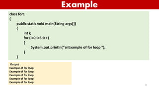 Control Statements in Java | PPTX