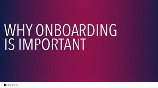 2
WHY ONBOARDING  
IS IMPORTANT
 