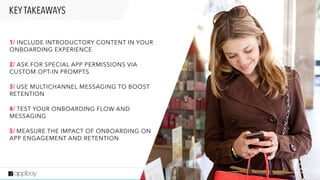 2 5
Appboy is the leading lifecycle marketing platform for the mobile-ﬁrst age. We exist to help
marketers seize the opportunities created by the challenges of today’s mobile economy. That
means we built the world’s best intelligent CRM so marketers can connect human-to-human, at
scale, with their customers, driving deep engagement and ROI.
The center of our platform is the holistic user proﬁle that offers a single view of the customer. Our
robust audience segmentation and advanced multichannel messaging allow brands to use the
data from these user proﬁles to create and automate highly personalized marketing campaigns,
and build meaningful dialogues with their audiences across devices and channels.
Thousands of global marketers use Appboy to connect with over 500 million active users, with 100
billion real-time events and 5 billion messages processed through our platform each month. We
help brands like Domino’s, Tinder, iHeartMedia, Opera, SoundCloud, and Urban Outﬁtters to better
engage, retain, and monetize their customers. Appboy is venture backed with over 120 employees
and ofﬁces in New York, San Francisco, and London.
Learn more at Appboy.com.
appboy.com
hello@appboy.com
 
